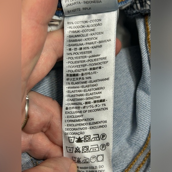 Levi’s Wedgie Straight High Rise Button Fly Jeans - Picture 11 of 13